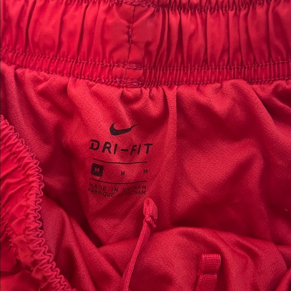 Set of 2 Nike Red, Black & White Tempo Dri Fit Athletic Shorts Women’s Medium - Picture 8 of 11